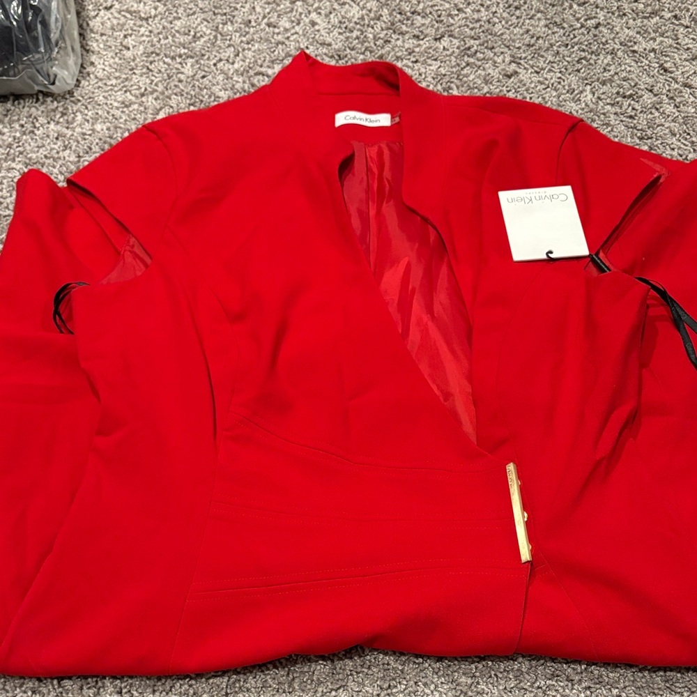 Calvin Klein Vibrant Red Attire